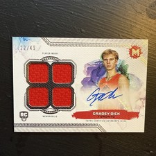 2023-24 Topps Motif - Gradey Dick Motif Rookie Quad Relic Autographs /49 #MQA-GD