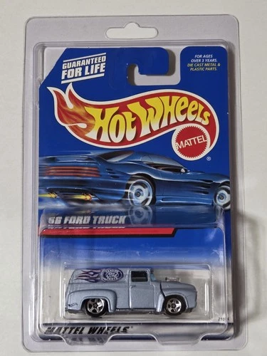 Vintage 1999 Hot Wheels Blue Silver 1956 Ford Panel Delivery Truck 1:64
