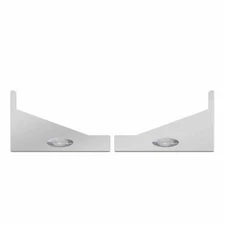 TP-1515LMC Peterbilt 379 63in Sleeper Extension Panel with 2 Clear G4 LEDs