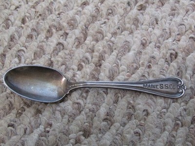 Antique Meriden Brita Co Maine SSCo Spoon Approx 4''