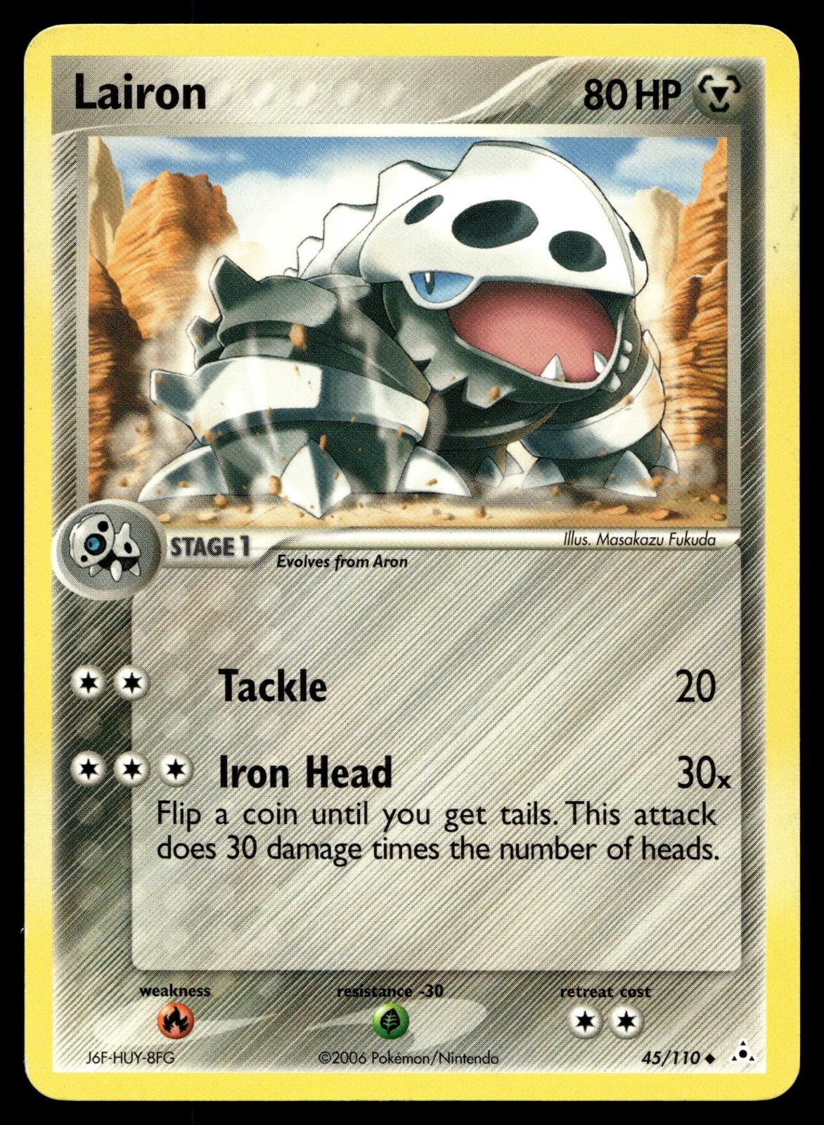 POKEMON LAIRON HOLON PHANTOMS 45/110 UC NM/M