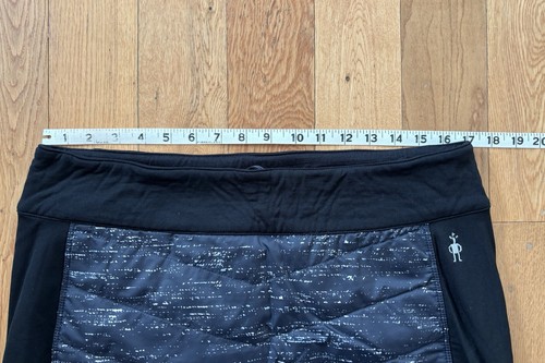 SMARTWOOL Merino Wool Insulated Pull On Skirt Black Quilted - Women's Large - Picture 6 of 12