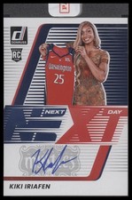 2025 Donruss WNBA #6 Kiki Iriafen Next Day Autographs