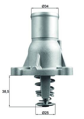 ✅Fits MAHLE TI 260 92 Thermostat, coolant TI 260 92 Cooling system t ⭐UK Seller⭐