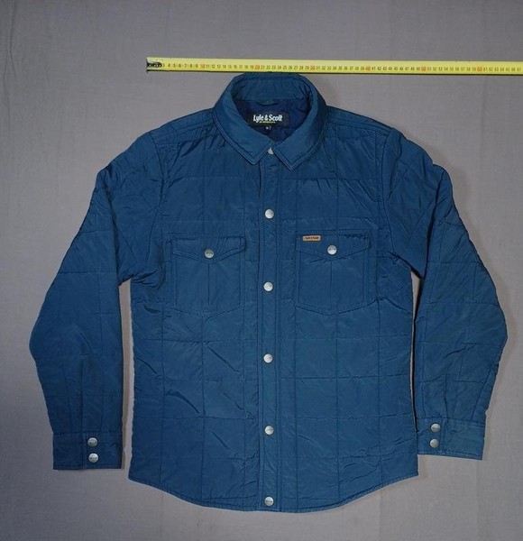 Men Lyle & Scott Jacket Black Nylon 38 / M / 46