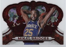 2018-19 Panini Crown Royale Red Crystal 8/49 Mikal Bridges #3 0x1n