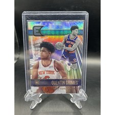 2021-22 Panini Chronicles Essentials Quentin Grimes #322 Rookie RC Silver Holo