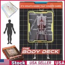 The Body-Deck,Unique Transparent 3D lmage of The Human Anatomy Playing Cards US；