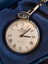 Seltene mechanische KING ANKER Taschenuhr – 17 Jewels