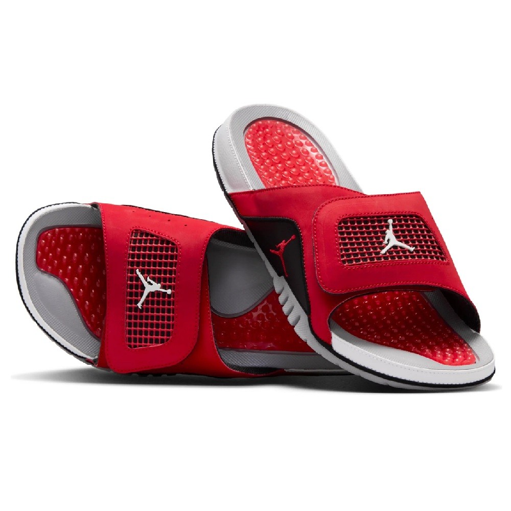 Men's Jordan Hydro IV Retro Fire Red/White-Black (532225 600) | eBay