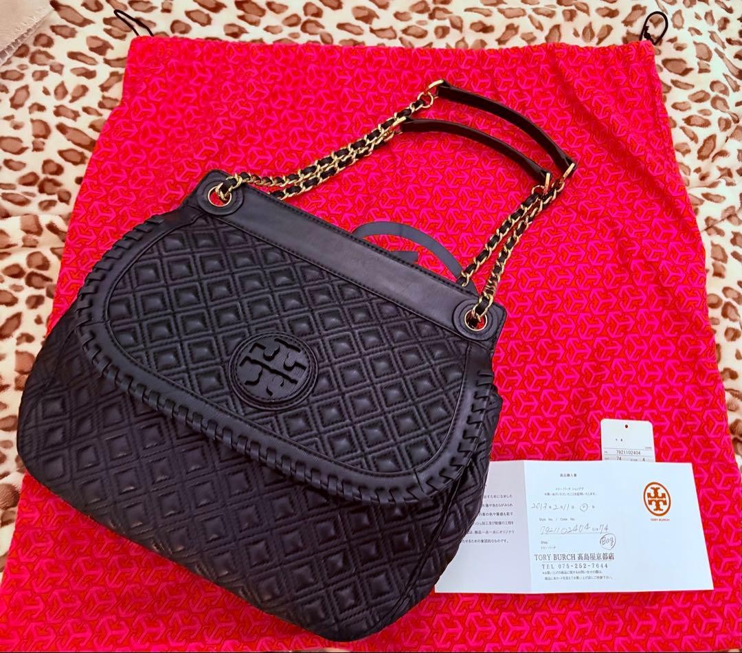 Tory Burch Chain Shoulder Bag Leather Black Women's From Japan thumbnail 18