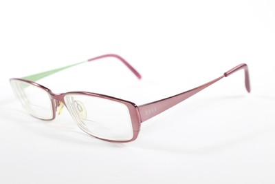 Elle Brille EL 18715 Damen Rost Vollrand Metall Eyewear Brille Brillengestell 52mm