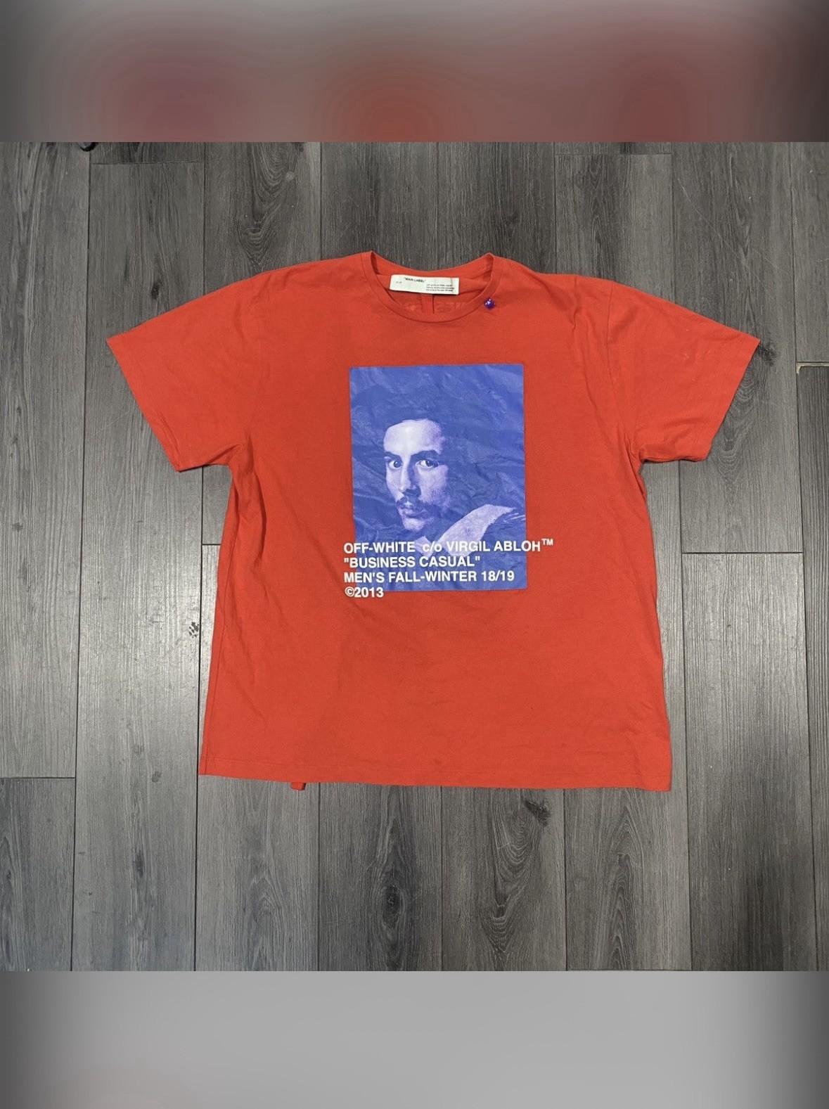 Medium Off White x Virgil Abloh x MCA Bernini Figures of Speech Tee Oversized OG