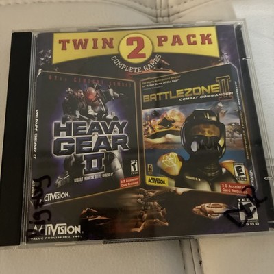 Twin 2 Pack: Heavy Gear II Battlezone PC Windows 95/98 3D Vintage Games