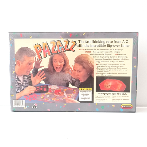Pazazz Brettspiel Vintage 1992 Spear's Games komplett NEU SEALED - Bild 2 von 10