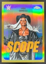 Jade Cargill 2026 Topps Chrome WWE Scope Gold /50
