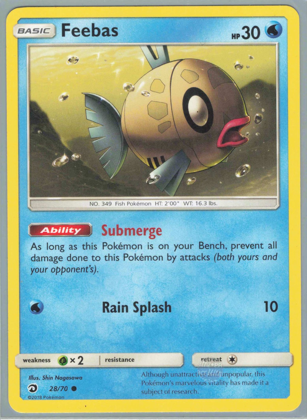 Feebas Common Dragon Majesty 28/70 LP