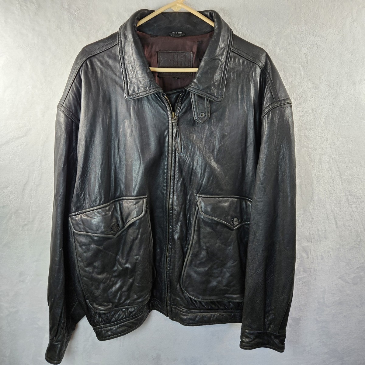 Vintage Robert Comstock Endurance Jacket Mens Size 44 Black
