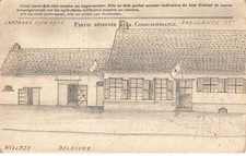 BELGIUM #FG57294 WIELENJE YPRES CAMPAIGN 1914 1945 AMBULANCE HANDMADE CARD E