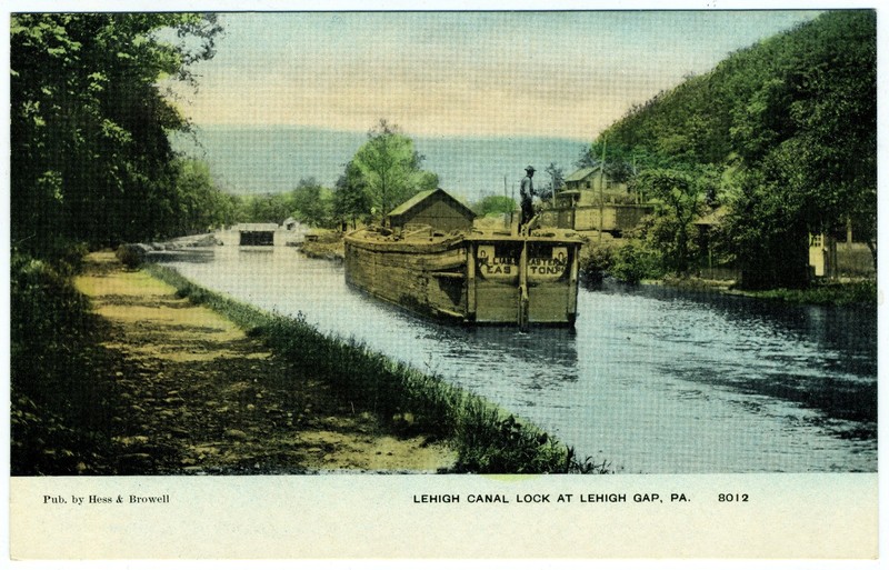 Lehigh Gap, PA. Lehigh Canal lock - circa 1910