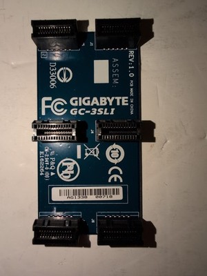Gigabyte Gaming NVIDIA Video 3 Way SLI Bridge Connector Quad Slot GC-3SLI