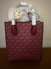 MICHAEL KORS MERCER XS NS SHOPPER CROSSBODY BAG MK MULBERRY MULTI - BRAND NEW