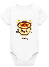Baby Body Sütlaç Motiv Türkisch Geschenk Geburt Bio Baumwolle Unisex