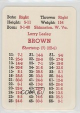 1967 APBA Baseball 1966 Season Larry Brown z6d