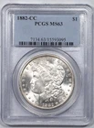 New Listing1882-CC Morgan Silver Dollar PCGS MS63
