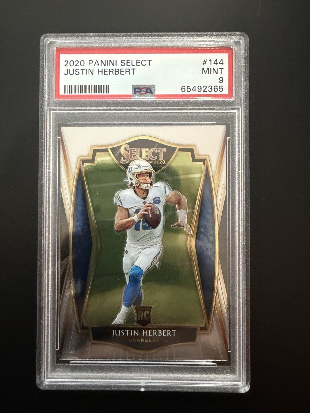 2020 Panini Select - Premier Level Justin Herbert #144 (RC)
