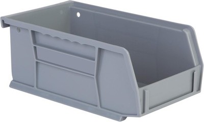 Hudson Exchange Stackable Storage Bin & Hanging Container Gray 7-1/2''x4''x3'' 12Pk