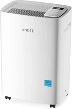 ANDTE 52/80 Pints Commercial Dehumidifier with Drain Hose & Pump for Basement
