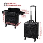 Byootique 3-Piece Makeup Train Cases Cosmetic Organizer Kit Artist CB Shadows — photo 4