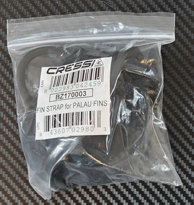 Cressi Fin Strap For Palau Fins Black #BZ170003