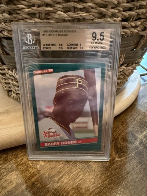 1986 Donruss The Rookies - Barry Bonds #11 (RC)