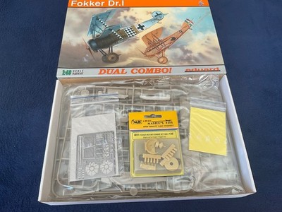 Eduard 1:48 No.8161 FOKKER Dr.I Dual Combo plus Zubehör Selten !