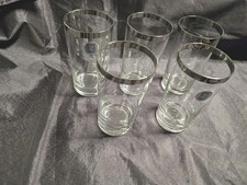 Wasser- Saftgläser Zwiesel Mit Silberrand. Elegant. Aus Nachlsss