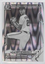 2021 Bowman Draft Chrome Black & White RayWave Refractor Micah Ottenbreit 0ly1