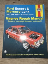 Ford Escort & Mercury Lynx 1981- 1990 Haynes Repair Manual 36016