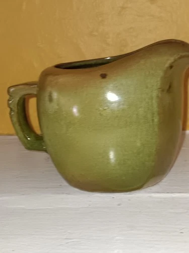 RARE Vintage Frankoma Pottery Prairie Green Plainsman Creamer 5A MCM Collectors