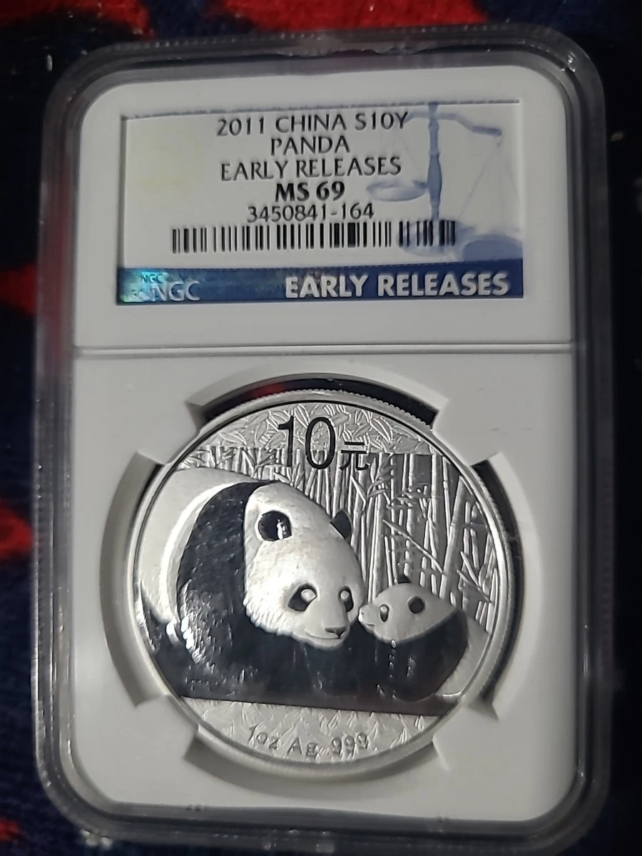 Chinese Panda MS 69 Graded 2011 Silver Bullion Coins for sale | eBay