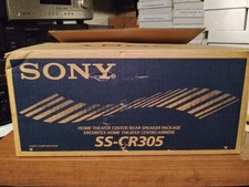 Tested  Working Sony SS-CR305 Center  Rear Speakers Set Still in Box  Manual