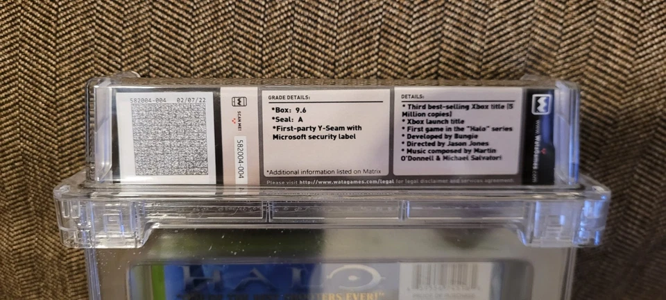 RARE🔥HALO COMBAT EVOLVED GOTY FOIL FOR XBOX WATA 9.6 A 🔥NEW & SEALED - Image 2 of 3