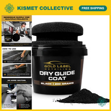 Dry Black Guide Coat - 7oz Automotive Paint Defect Finder Highlights Scratches Dry Black Guide Coat - 7oz Automotive Paint Defect Finder Highlights Scratches