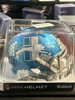 New ListingNFL Detroit Lions Sam Laporta Signed RIDDELL Speed Mini Helmet Beckett Throwback