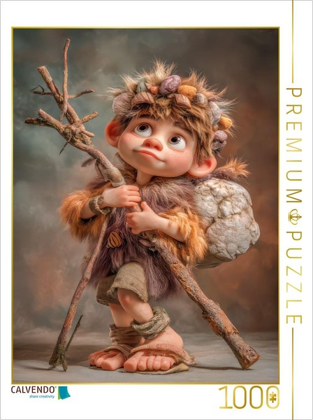 Calvendo Puzzle Steinzeitkarikaturen | 1000 Teile Lege-GrößE 64 × 48 Cm Foto-Puz-image