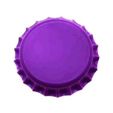 Beer Bottle Crown Caps - Oxygen Absorbing (Purple)