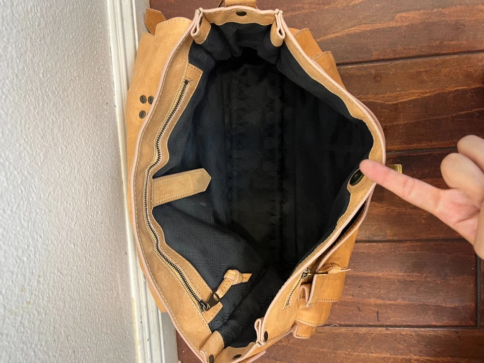 Bolso Cartera Proenza Schouler Saddle Cuero Tostado Grande PS1 Foto 4 de 4