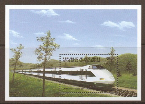 GUINEA Mi2188 1998 LOCOMOTIVES MNH - 第 1/1 張圖片
