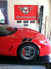 2 COLOR Grand Sport Hash Mark Stripe Stripes PAIR Fit 2006 - 2017 Corvette